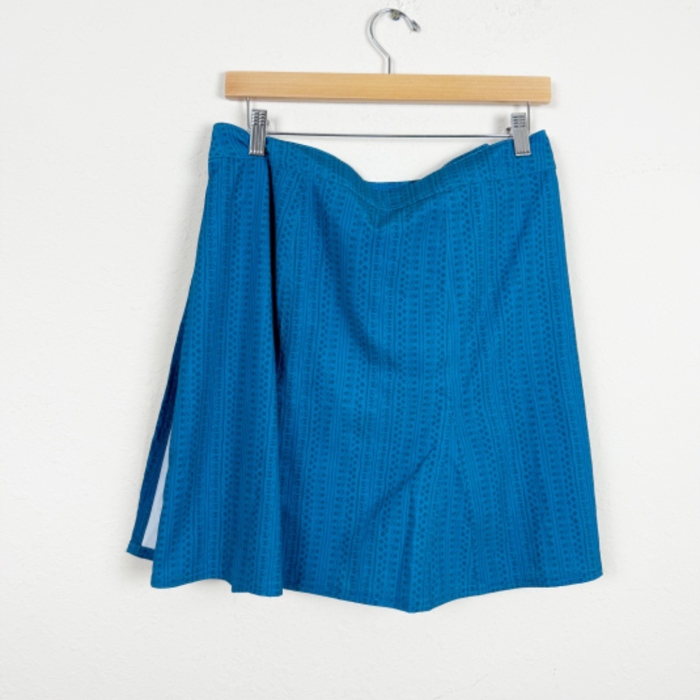 Rip Skirt Hawaii Blue Wrap Skirt Size Medium - Picture 4 of 5